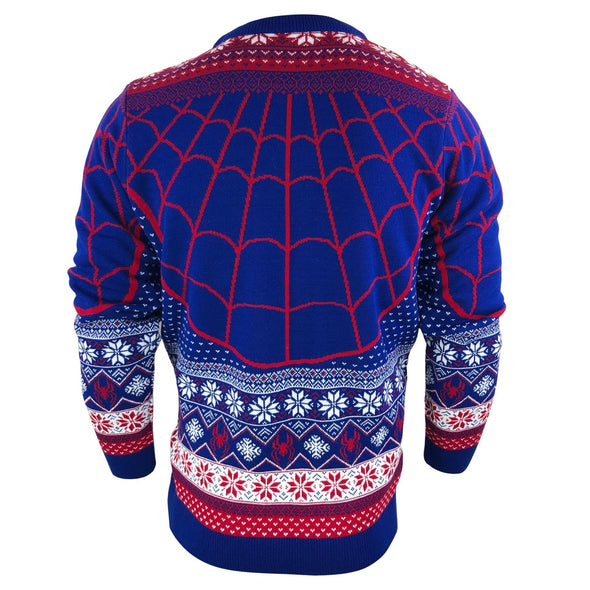 Official Spiderman Logo Knitted Christmas Jumper