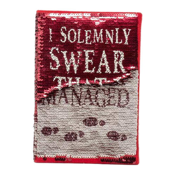 Harry Potter Solemnly Swear Sequin A5 Notebook
