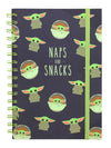 Star Wars: The Mandalorian Snack and Naps A5 Wiro Notebook
