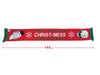 Laurel and Hardy Face Christmas Red Scarf