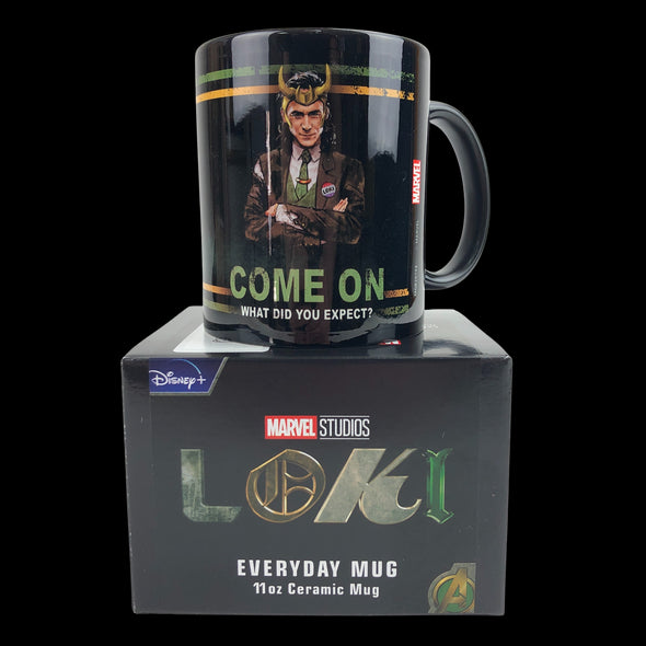 Marvel Loki What Did You Expect Black Pod Mug | 11oz