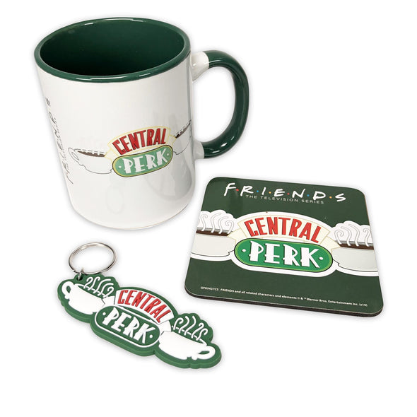 Friends Central Perk Mug, Coaster and Keychain Gift Sets