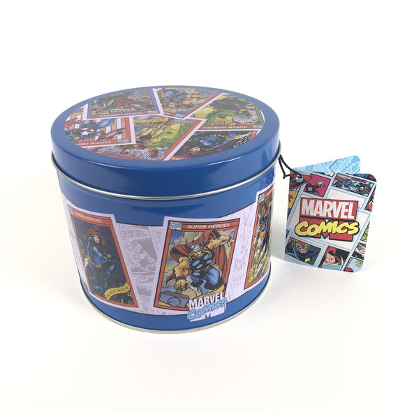 Marvel Retro Collectors Cards Print Mug And Coaster Tin Set