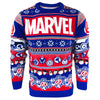 Official Marvel Movie Logo Character Knitted Christmas Jumper