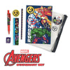 Marvel Avengers Burst Standard Stationery Pack Set| Notebook, Pen, Pencil, Ruler, Sharpener and Rubber