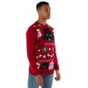 London Co. Star Wars Imperial Red Unisex Christmas Knitted Jumper