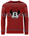 Disney Minnie Mouse Red Knitted Christmas Jumper