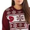 London Co. Deadpool Red Unisex Christmas Knitted Jumper