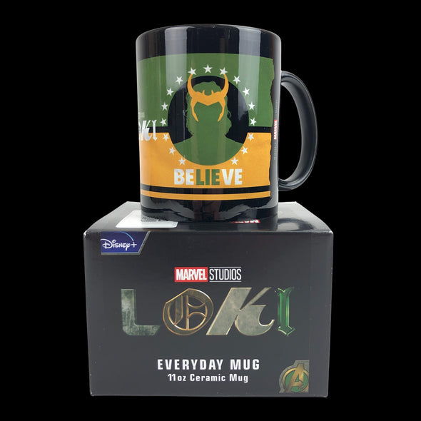 Marvel Loki Believe Black Pod Mug | 11oz