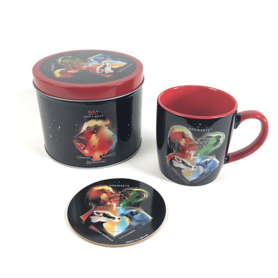 Harry Potter Crests Magical Mug & Coaster In Tin Set