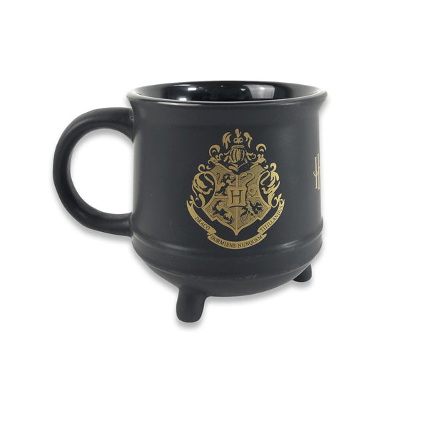 Harry Potter: Hogwarts Crest Black Ceramic Cauldron Mug