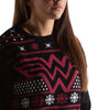 London Co. DC Comics Wonder Women Black Unisex Christmas Knitted Jumper