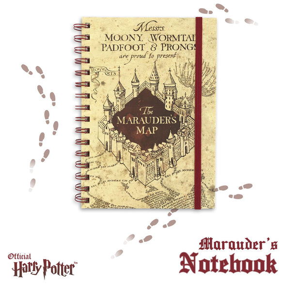 Harry Potter Marauders Map A5 Wiro Notebook