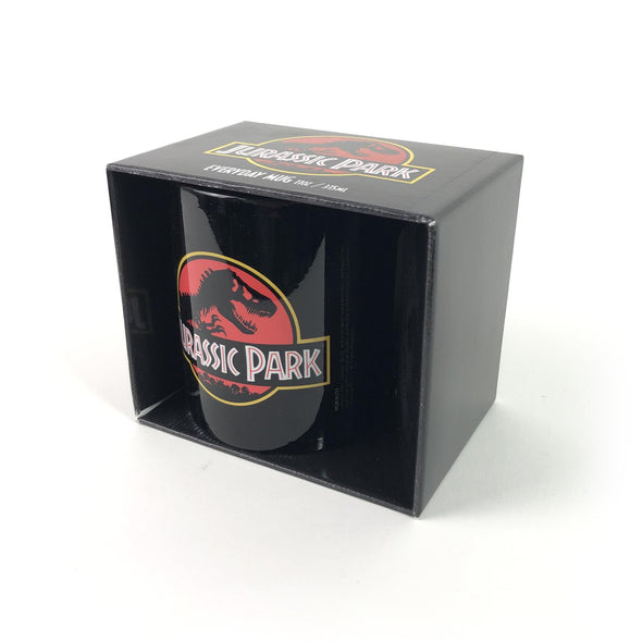 Jurassic Park Classic Logo Black Mug
