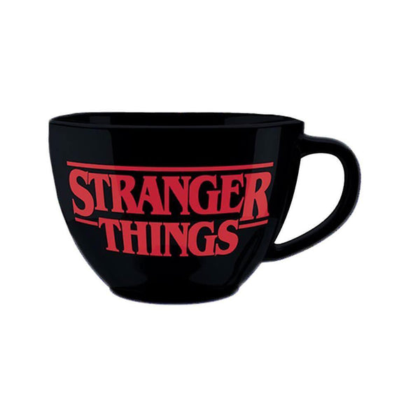 Stranger Things (the World Is Turning Upside Down) Cappuccino Mug And Stencil