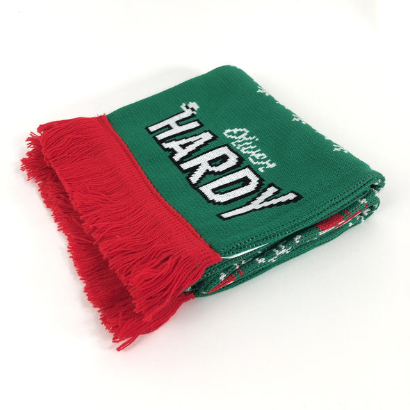Laurel and Hardy That's Another Fine Christ-Mess Middle Green Scarf