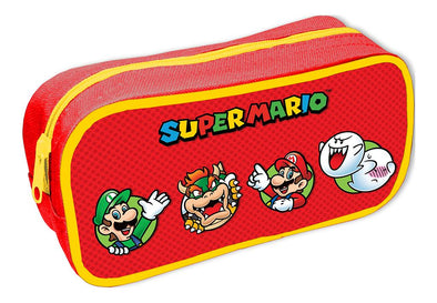 Super Mario Character Circles Unfilled Pencil Case