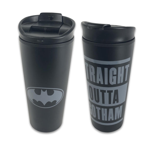 Batman: Straight Outta Gotham Black Travel Mug