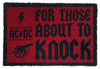 AC/DC (For those who knock) Doormat | 40 x 60cm Indoor Doormat