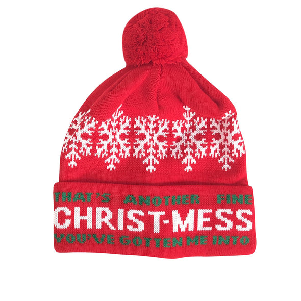 Laurel and Hardy Christmas Red Hat