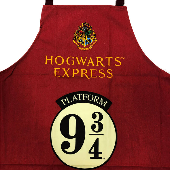 Harry Potter Platform 9 3/4 Red Apron